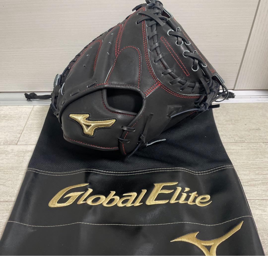 ⭐️新品未使用ミズノ⭐️硬式 捕手 ブロンド グローバルエリート 號 S-S型②
