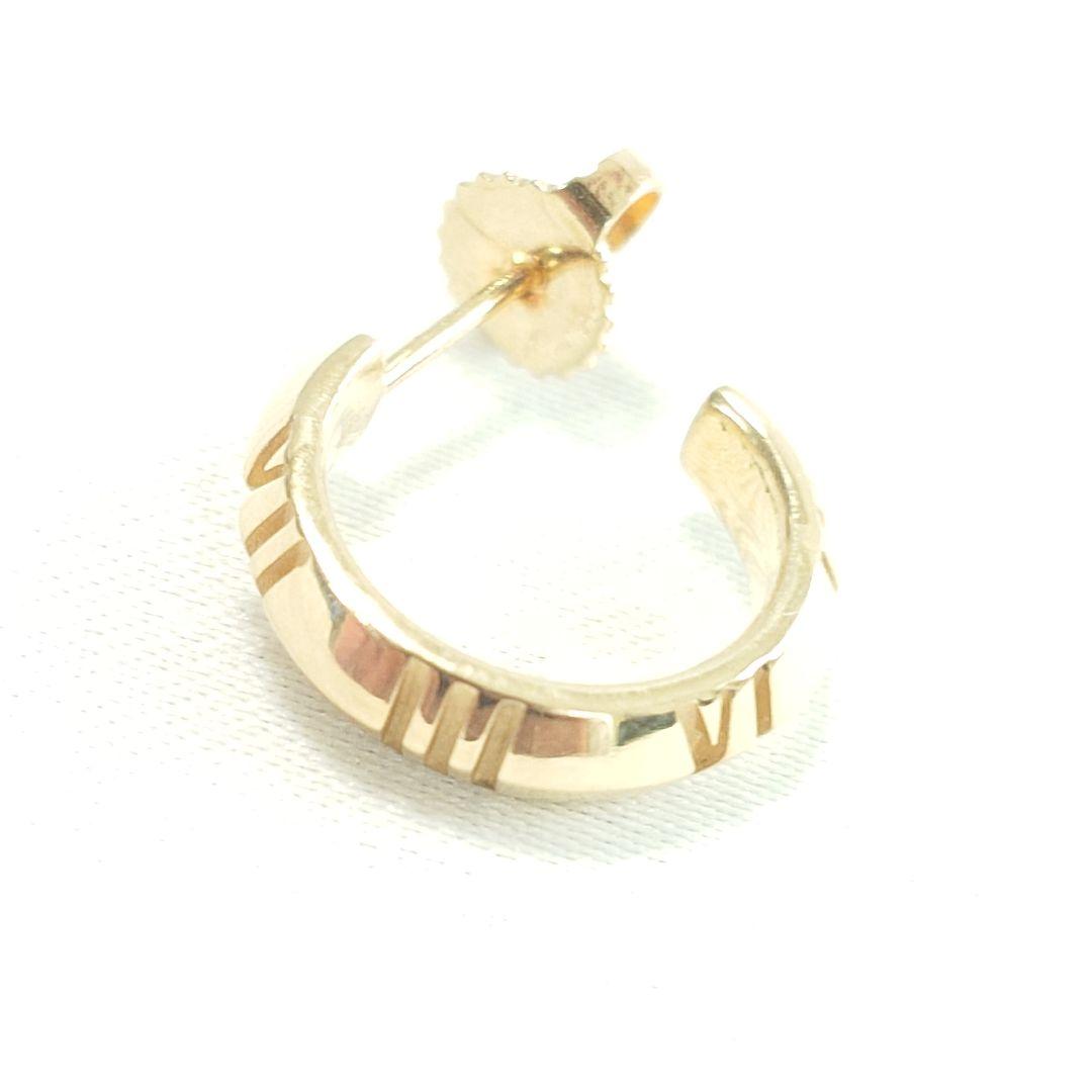 【磨き済み】ティファニー アトラス X フープ ピアス 片耳用 6593