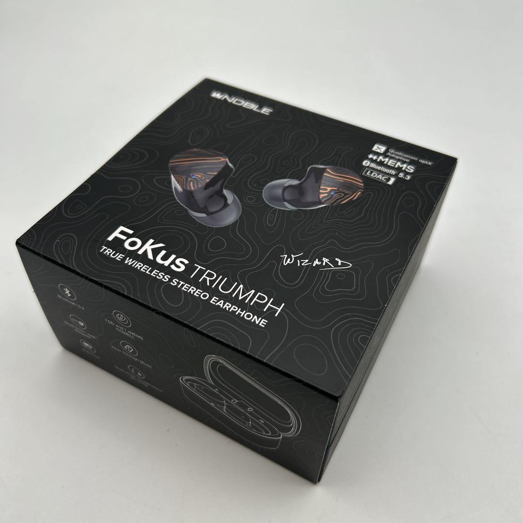 FoKus Triumph ワイヤレスイヤホン　極美品