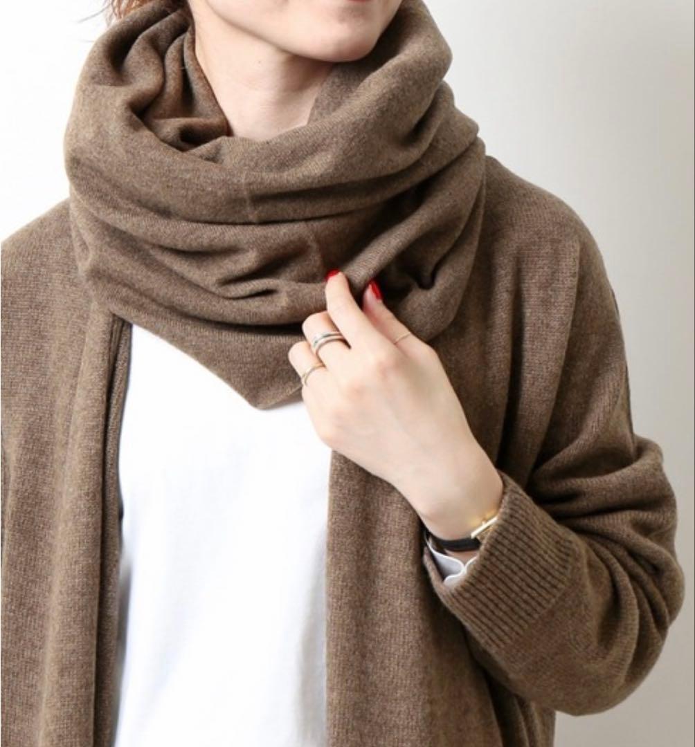 【新品】marmors ニッティングスヌード　マフラー　スピックアンドスパン