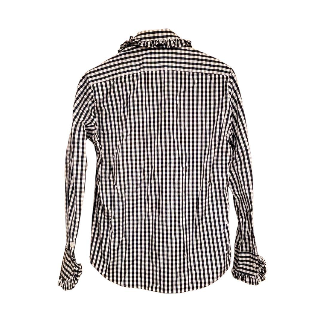 マディソンブルー　ギンガムチェックフリルシャツ 美品サイズS