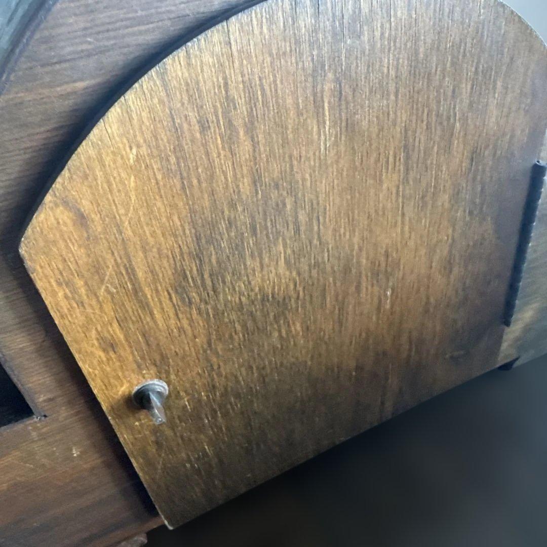 ベンチマ　Bentima 木製 置時計 クラシック　イギリス製　鐘と時報が鳴る