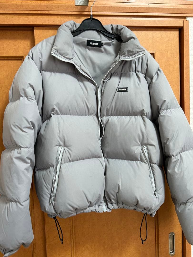 【たか】XLARGE グレー ダウンジャケット
