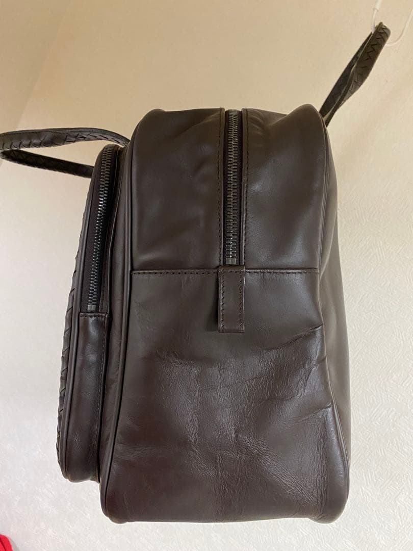 BOTTEGA VENETA ビジネストラベルバック キャリーケース通し 茶色