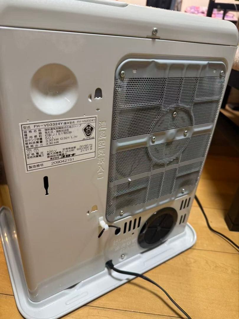 CORONA 石油ファンヒーター　2024年製　FH-VD3324Y