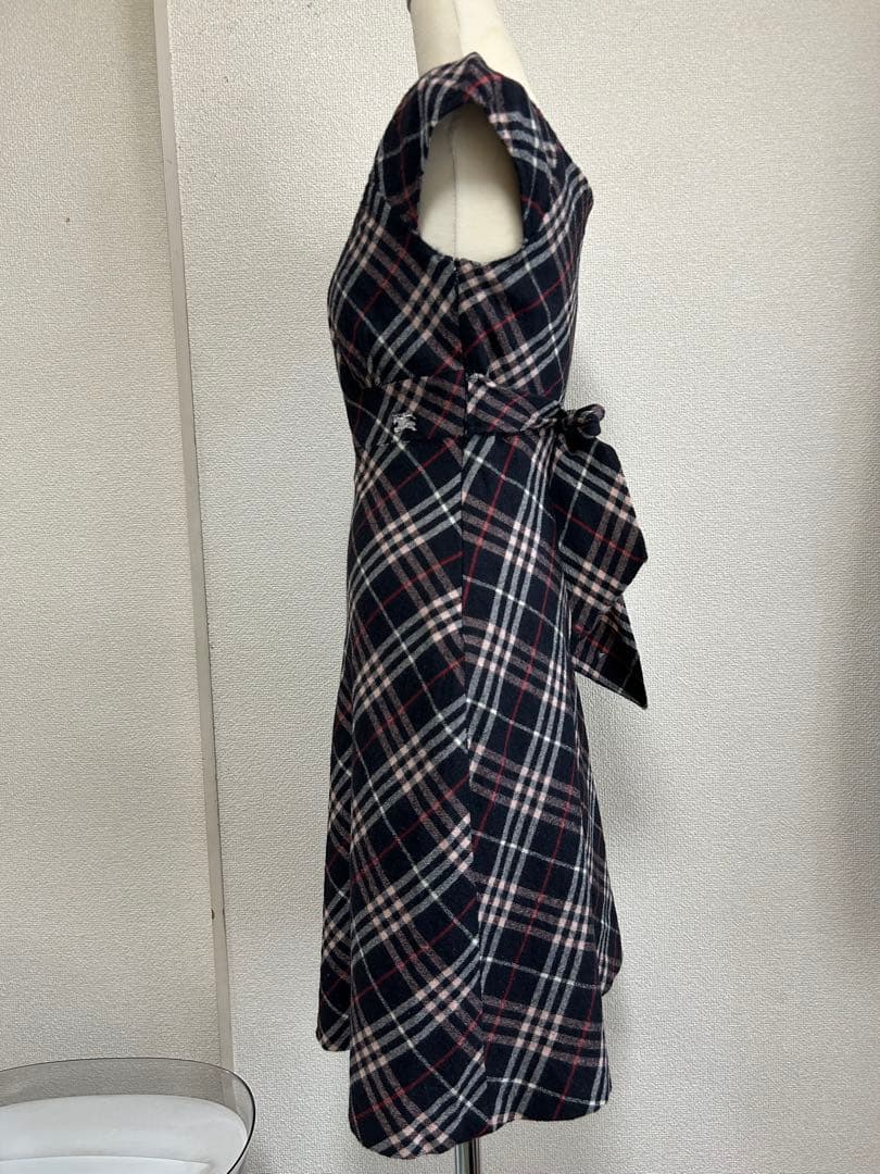 Burberry BlueLabelサイズ38ノバチェック柄ワンピース♭7056