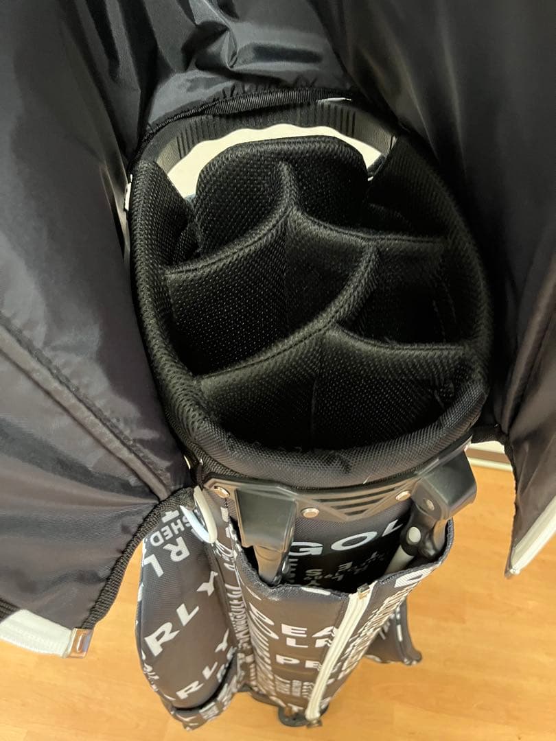 PEARLY GATES ゴルフバッグ 89 ブラック/ホワイト