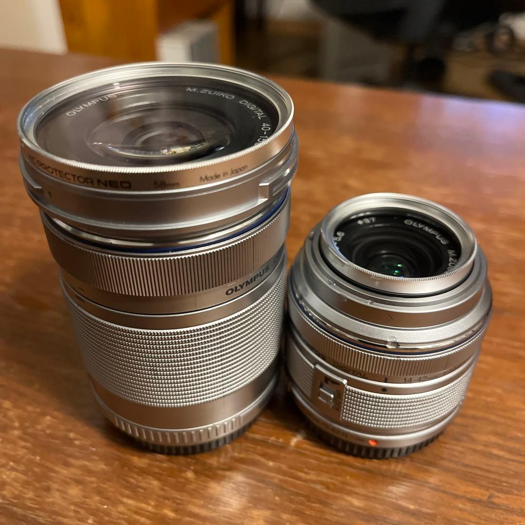 OLYMPUS M.ZUIKOレンズ2本40-150mmと14-42mm