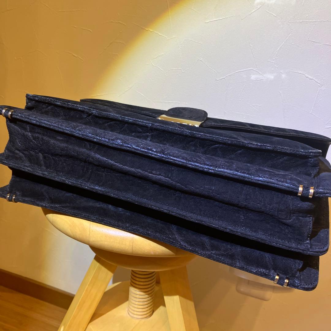 黒 エレファント　 ビジネスバッグ