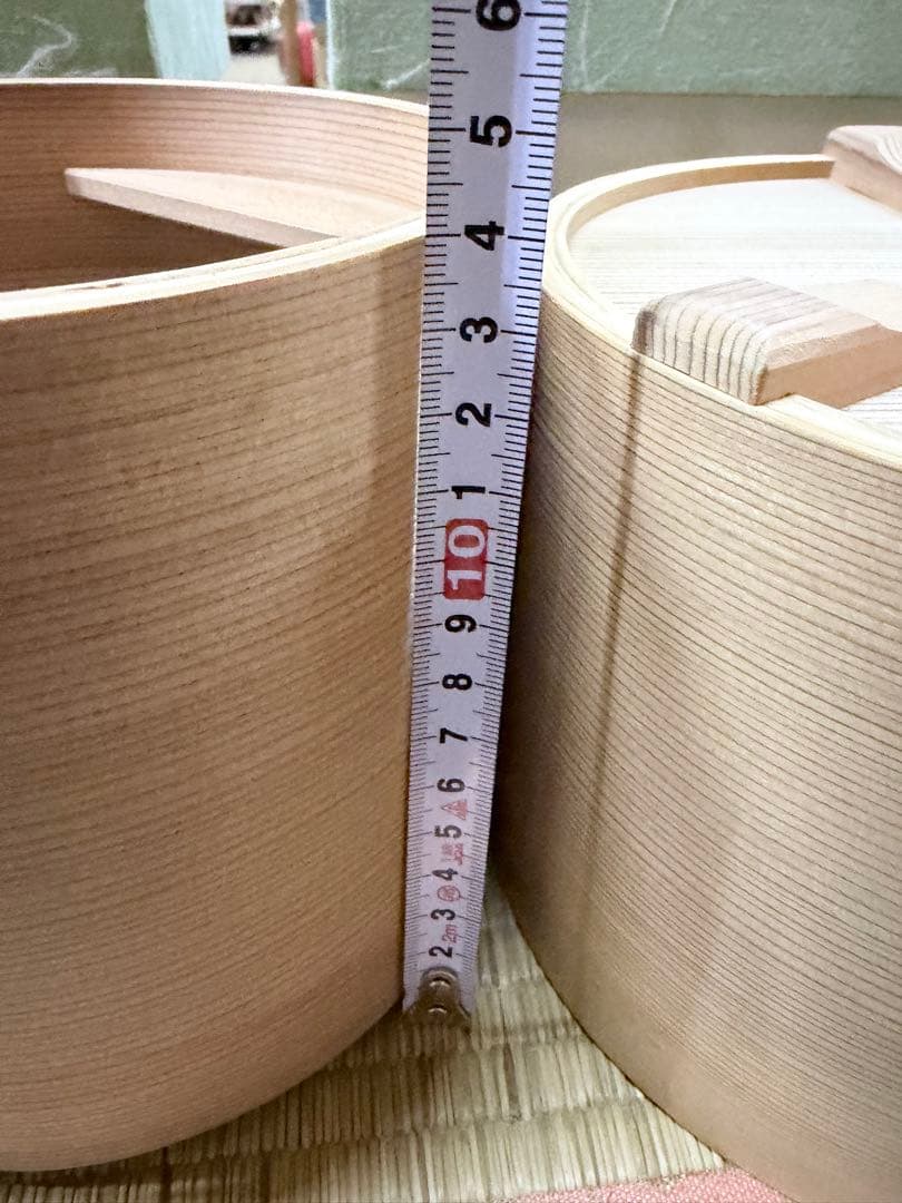 在銘　木地曲 片口水次 紙箱入り　片口水注 曲水次 木地曲げ　曲げ水指2点