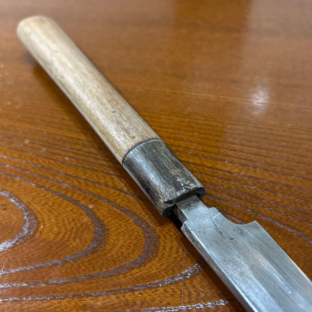 刺身包丁 正本作 全長40,5cm刃24,5cm厚約4mm★送料無料★水牛柄付