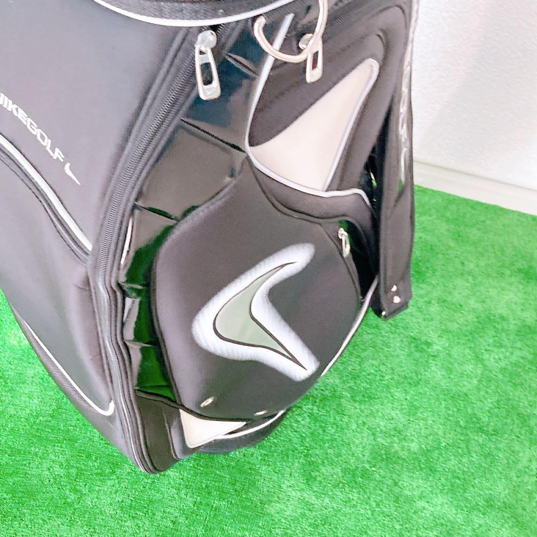 NIKE GOLF キャディバッグ 6口 フード付き 廃盤品 希少 レア BK