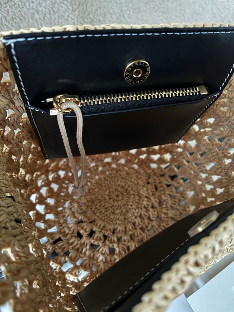 【専用】STELLA McCARTNEY 新品未使用 ラフィアショルダーバッグ