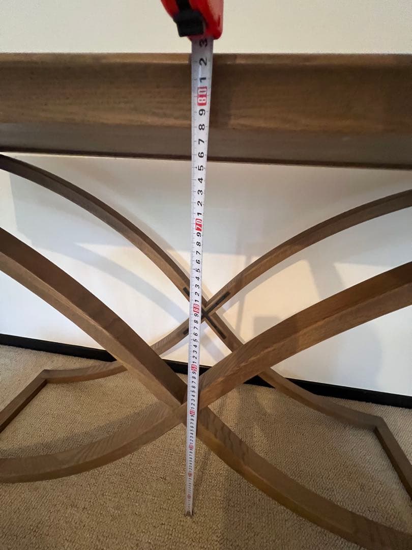 M*m様 クロスデザイン木製テーブル