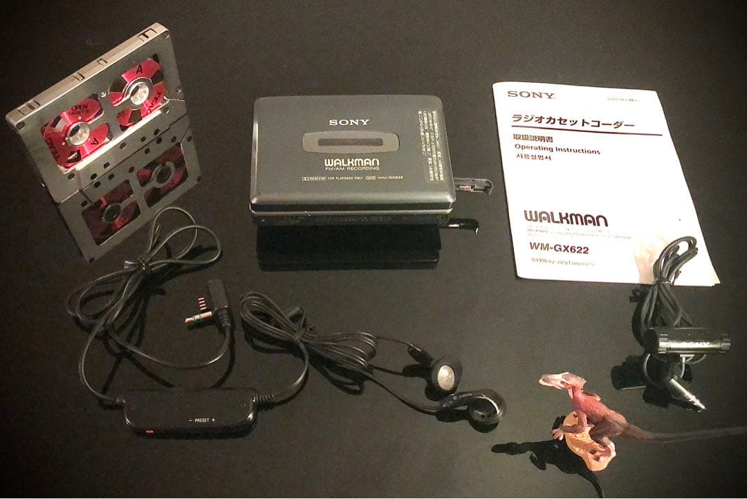 カセットウォークマンSONY WM-GX622 録音機能￼「整備済み、完動美品」
