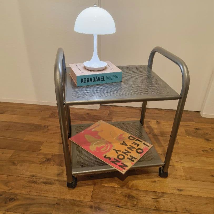 モダン　スチールキャスターワゴン ヴィンテージ 北欧 インダストリアル