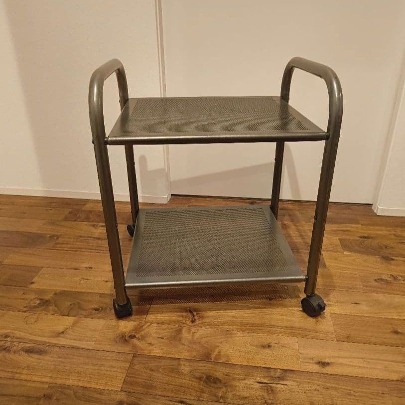 モダン　スチールキャスターワゴン ヴィンテージ 北欧 インダストリアル