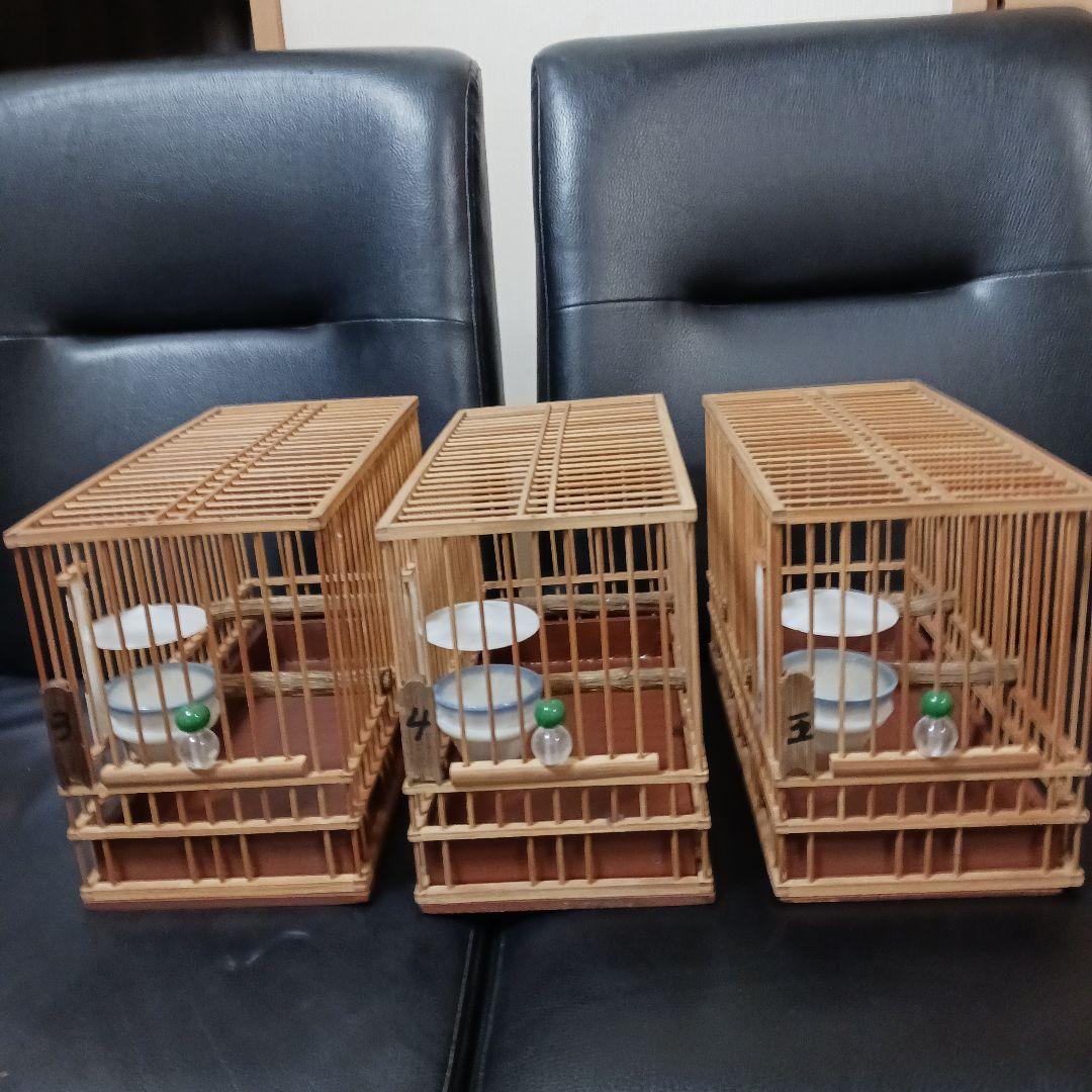 メジロ寝かせ箱　(6籠付き)