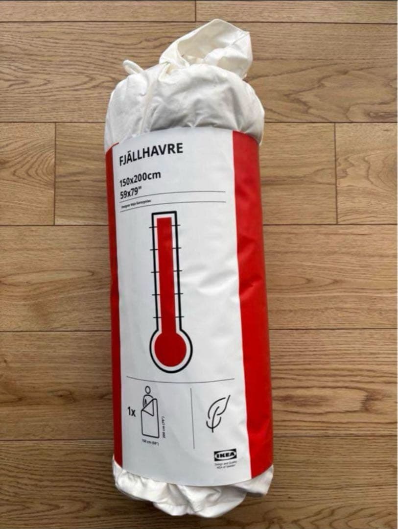 【mori】イケア 厚手掛け布団 ダウン&フェザー 150×200cm