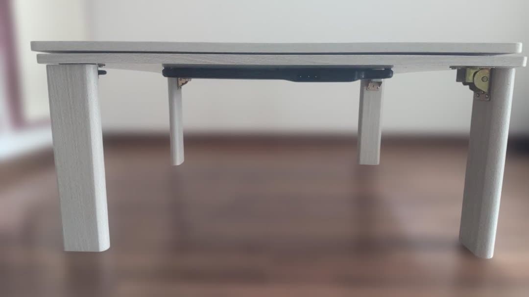 折りたたみ式 こたつ フラットヒーター 80cm幅 天板リバーシブル