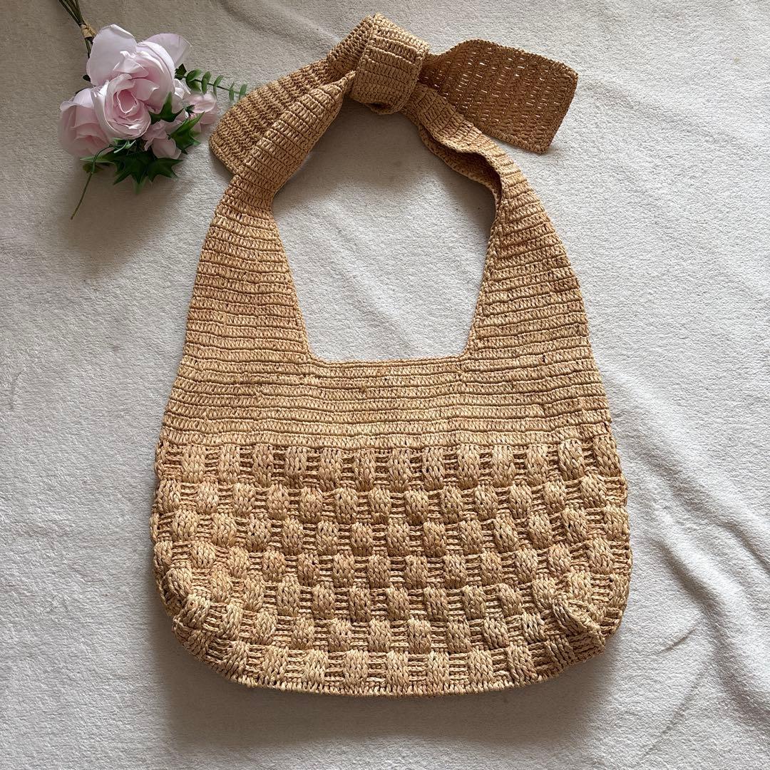 美品✨近年✨MAISON N.H PARIS クロス＆クロス別注　カゴバッグ