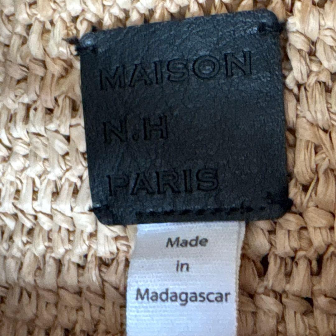 美品✨近年✨MAISON N.H PARIS クロス＆クロス別注　カゴバッグ