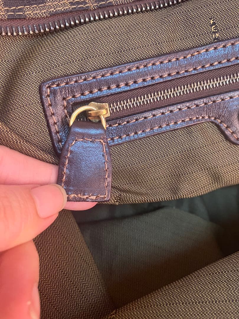 美品　FENDI ズッカ柄　2way ショルダーバッグ　フェンディ