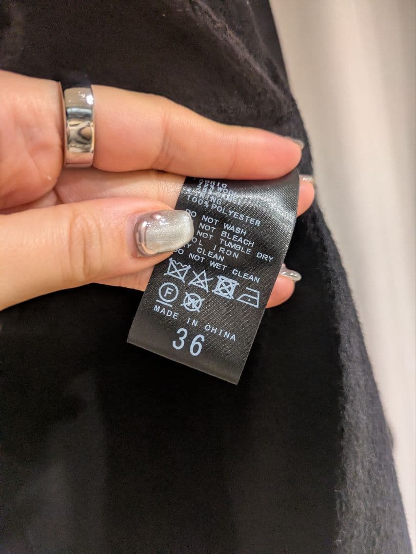 キャメルミックスリバージップコート★36