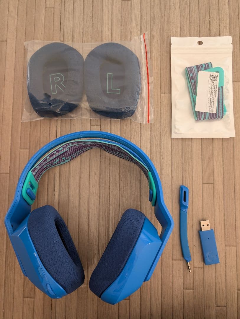 【新品換装済】Logicool G ワイヤレス ゲーミングヘッドセット G733