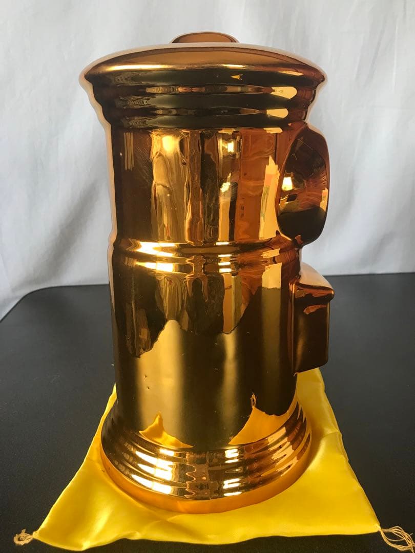 貯金箱　郵便ポスト　ゴールド　金色　非売品　郵便局