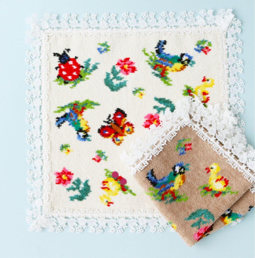 新品　近沢レース　フェイラー　ハンカチ2枚セット