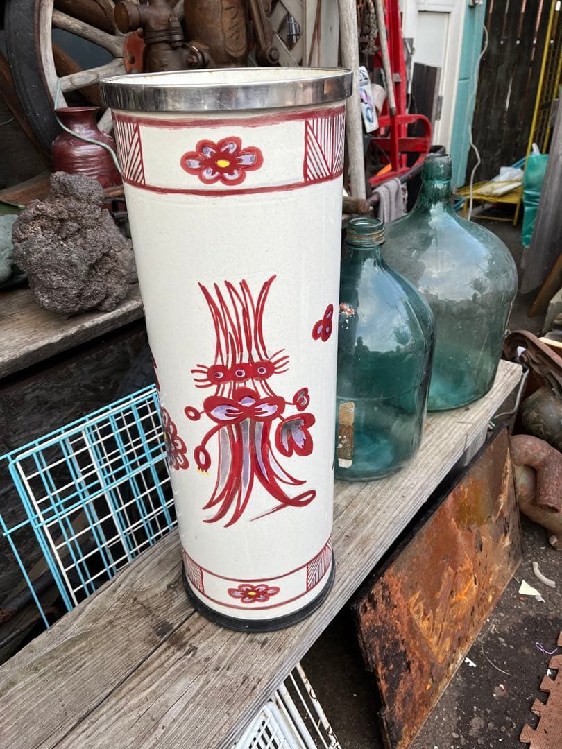 ホーロー傘立て、ホーロー雑貨、傘立て、ヨーロッパ傘立て、北欧雑貨、イタリア傘立て