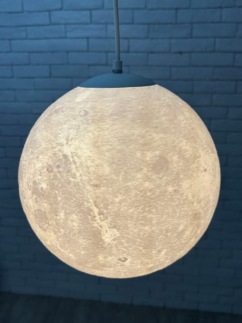⭐️【全国送料無料】　ペンダント　吊り下げ　ライト　月　地球　リビング　ランプ