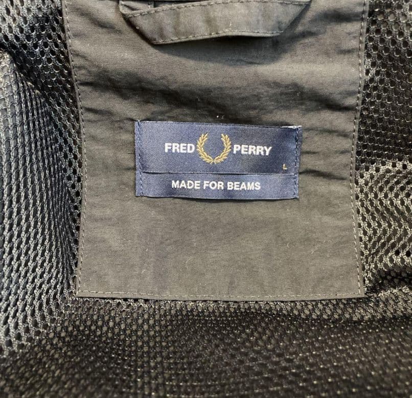 BEAMS FRED PERRY ShellJacket ネイビー