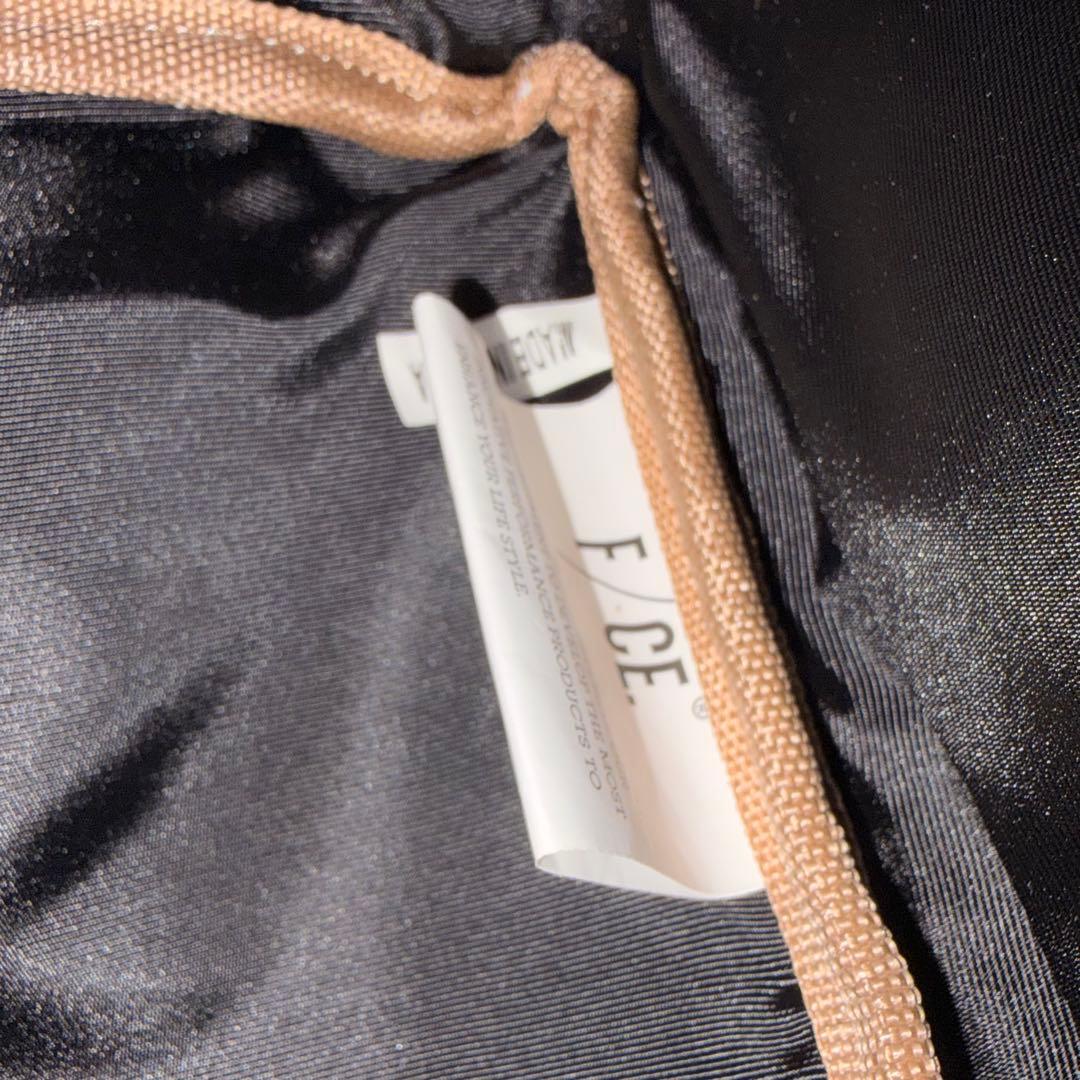 F/CEエフシーイー テックレザー 撥水加工ドローストリングバッグ　ベージュ