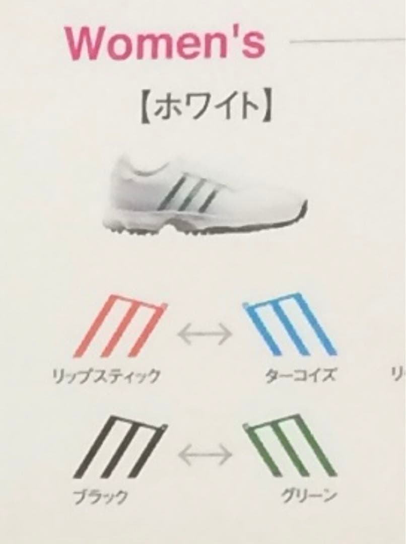 新品同様★アディダスゴルフシューズ★レディース★23cmセンチ