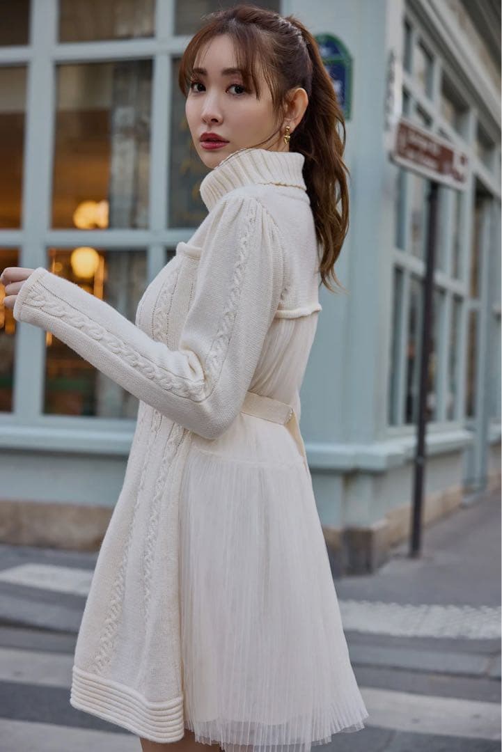 【新品未使用】Clara Cable Knit Dress