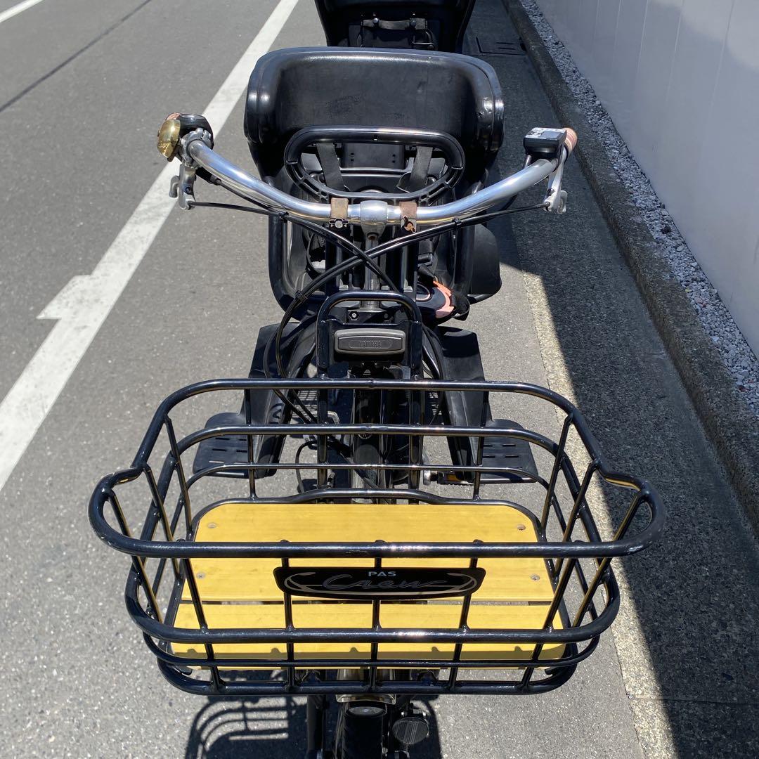電動アシスト自転車　ヤマハ パス クルー　ディズニー　24インチ 子供乗せ3人乗