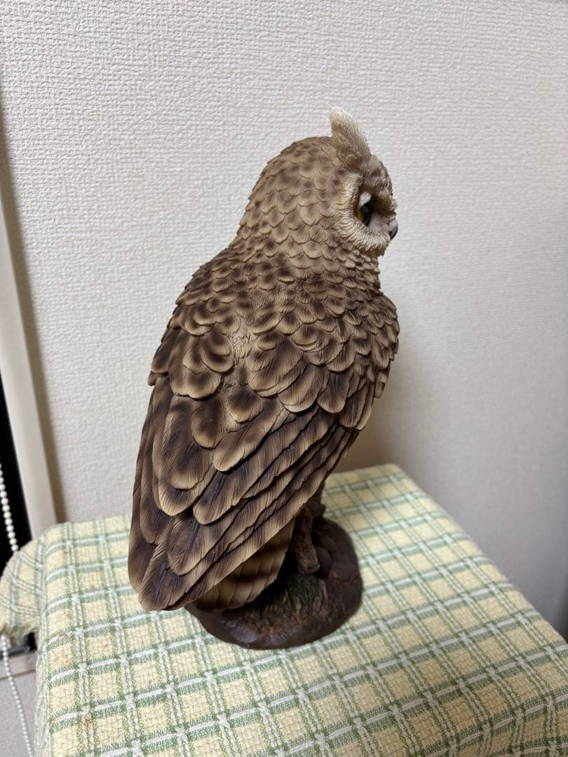 【レア新品 縁起物】ミミズク 高品質 置物 欧州インテリアブランド オブジェ