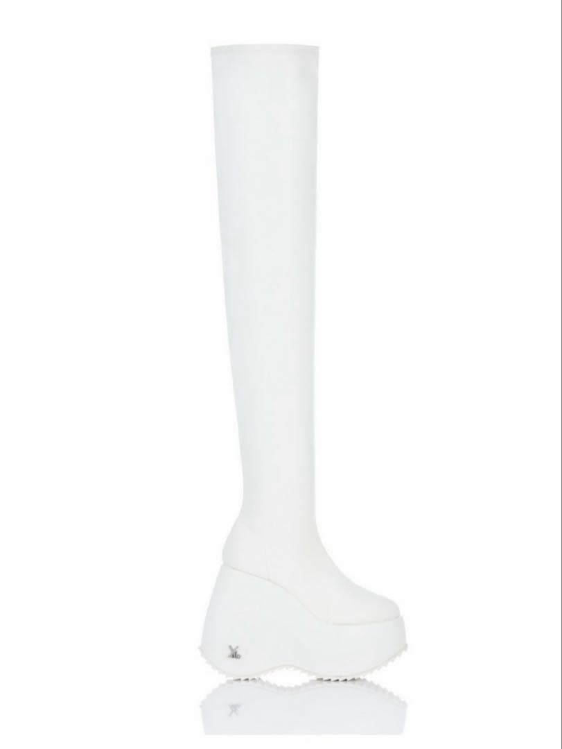 1*7様 24時間限定価格YELLOBONEPLATFORMLONGBOOTSロ