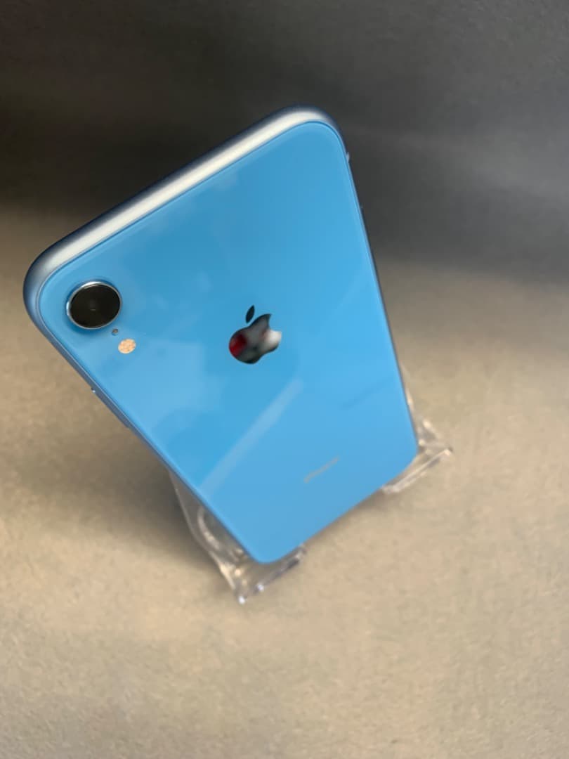 超美品 国内版 SIMフリー iPhoneXR 128GB ブルー色