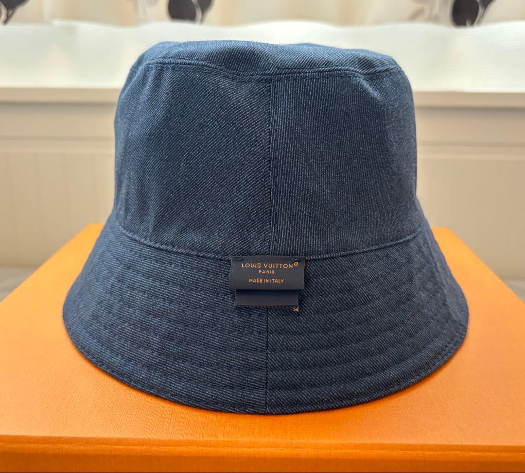 ルイヴィトン シャポー モノグラム レイン ハット ナイロン バケット バケハ