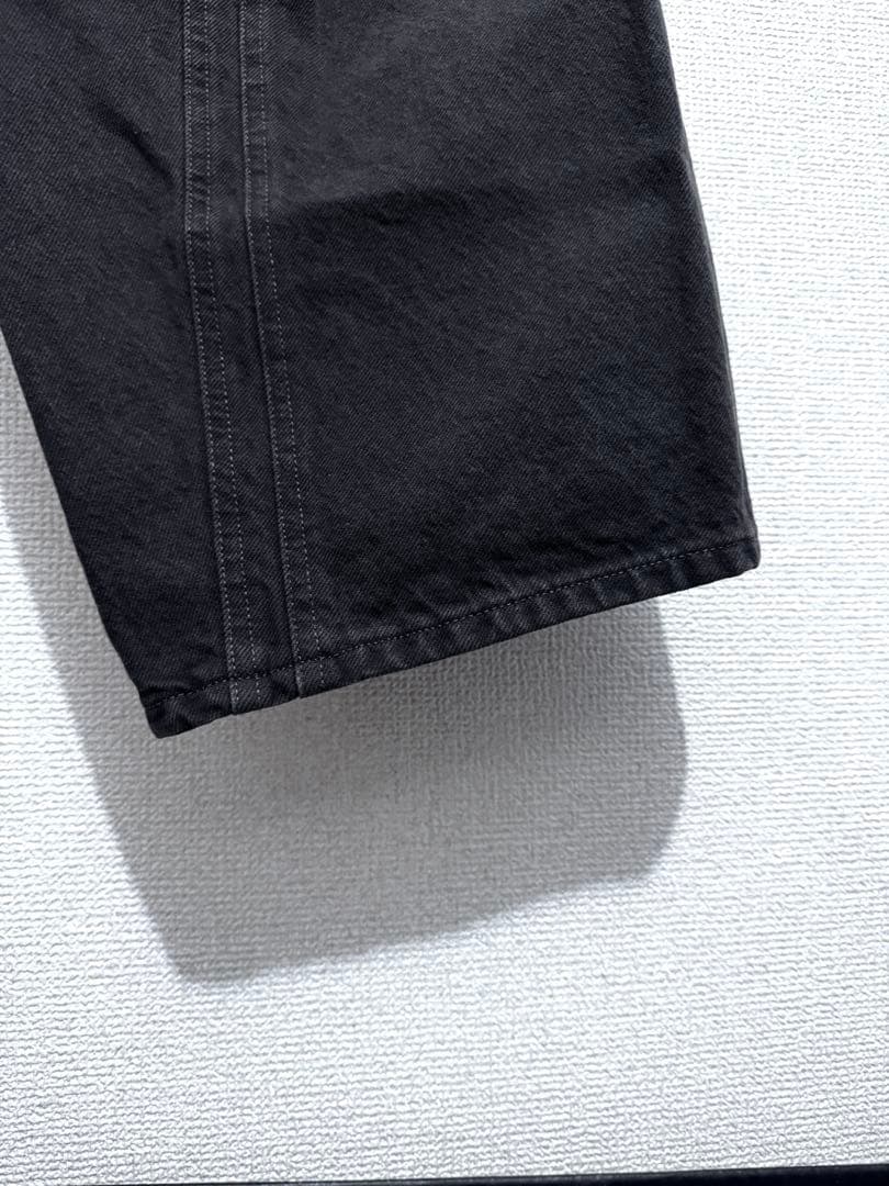 【NVRFRGT】3D TWISTED WIDE LEG JEANS