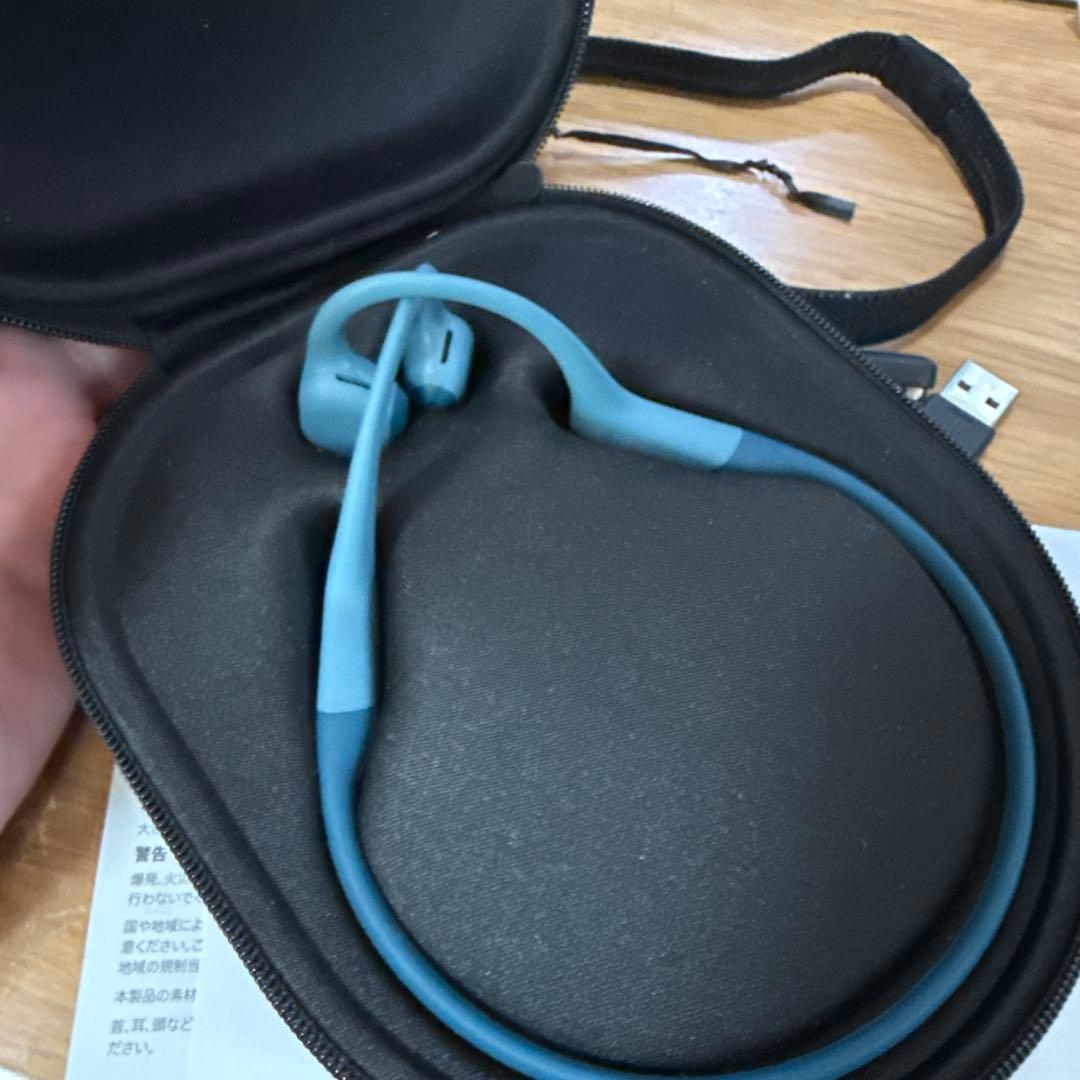 shokz 骨伝導型イヤホン OPENRUN PRO ブルー