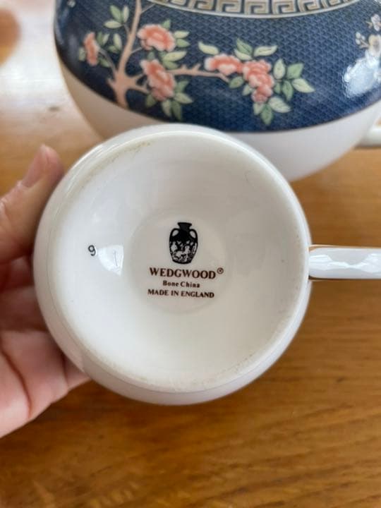 ウェッジウッド　カップ&ポットセット　廃盤品　ブルーサイアム