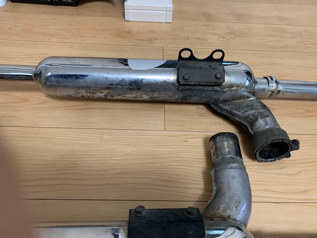 W650 純正マフラー 初期型しまじろう