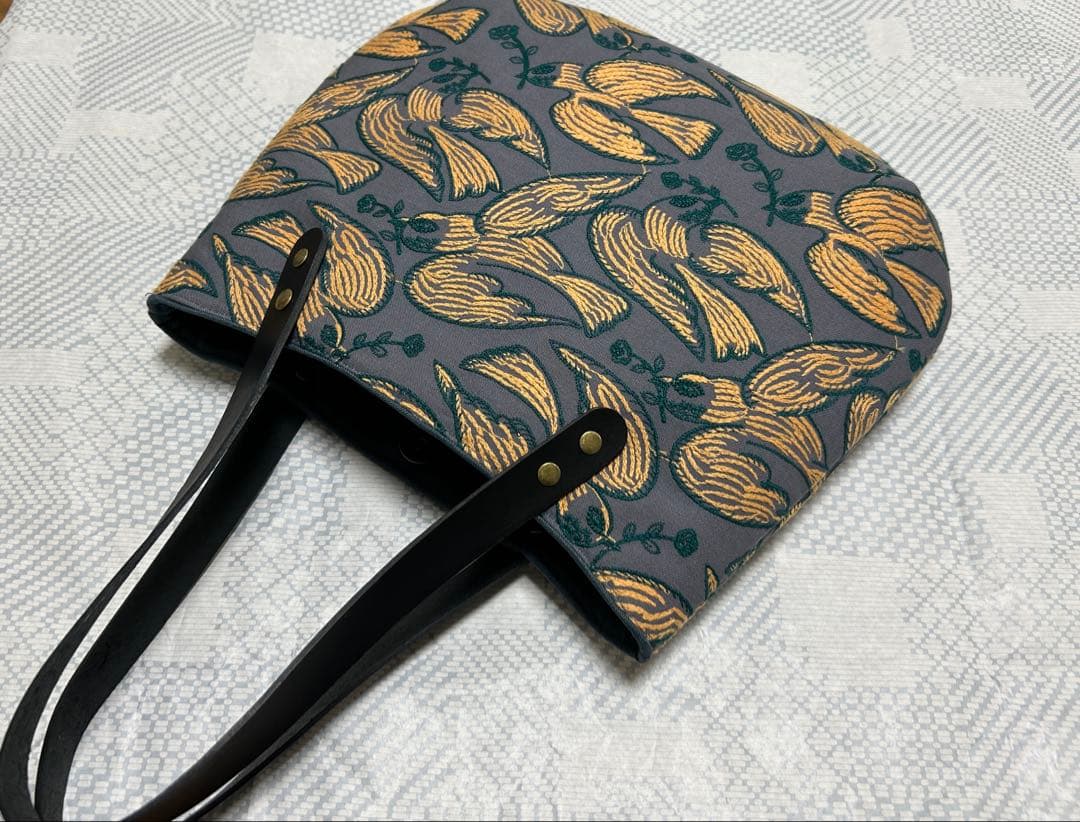 ああ 様 followingday コロりんトート(持ち手レザー)