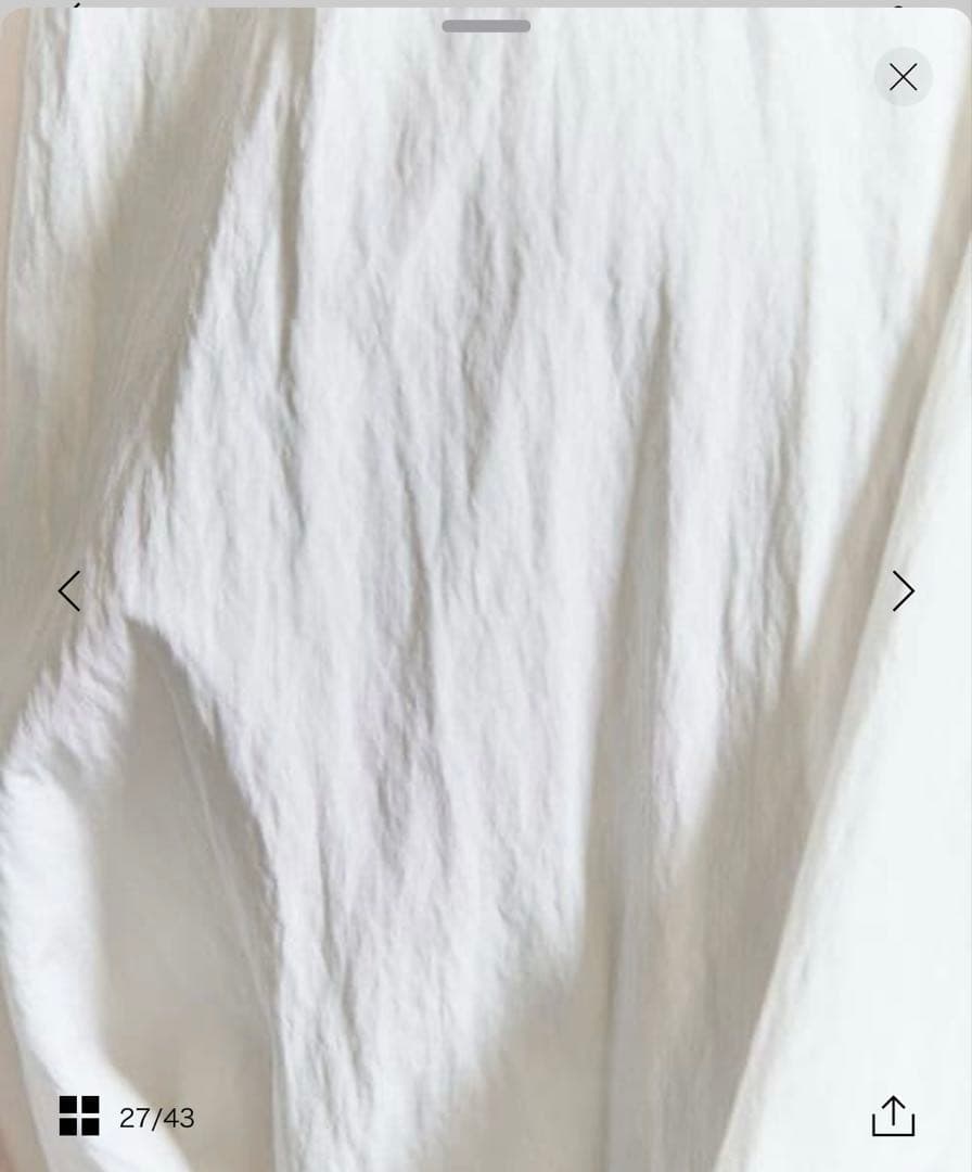 BEAUTY&YOUTHユナイテッドアローズ　ホワイトリボン付き長袖ブラウス