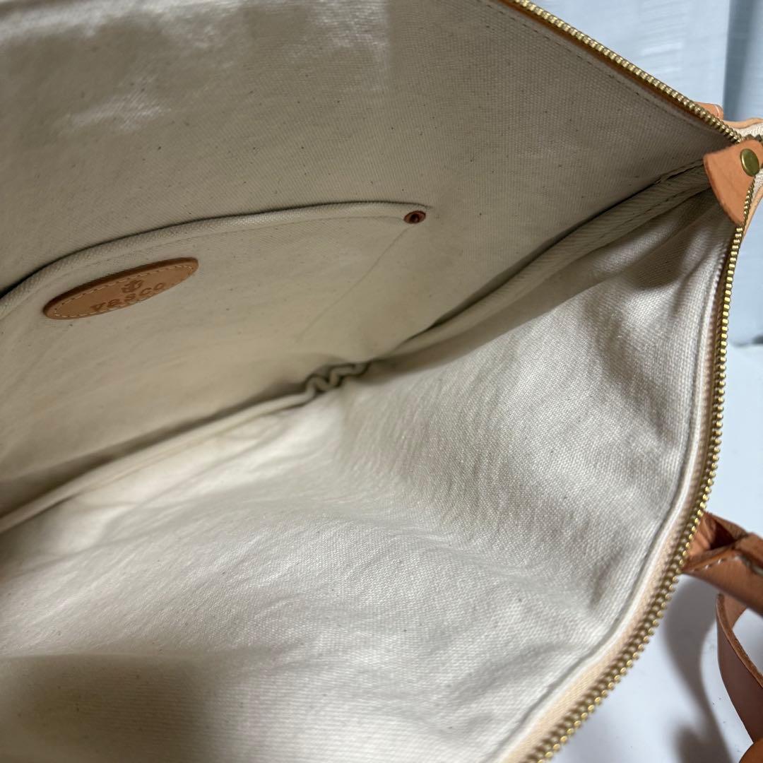 ⭐️未使用⭐️ヴァスコ VASCO ヘルメットバッグ ナチュラル　レザー