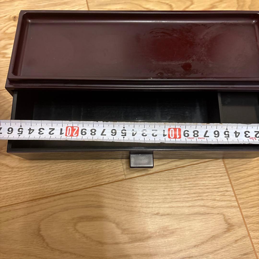 ダークブラウン引き出し式保存容器　カトラリーケース　8個まとめ売り